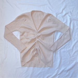 Ruched Knit Top